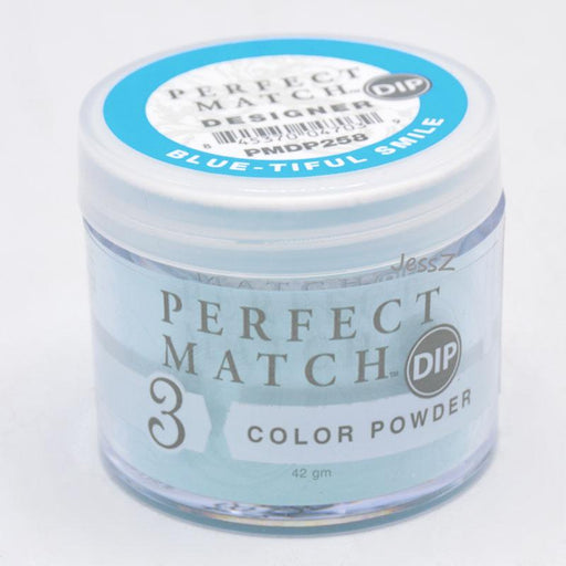 Perfect Match Dipping Powder, PMDP258, Colorful Moments Collection, Blue-Tiful Smile, 1.5oz OK0620VD