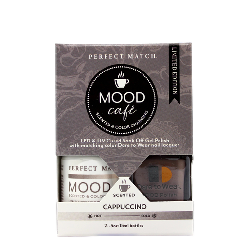 LeChat Perfect Match Mood Nail Lacquer + Gel Polish, Mood Cafe Collection, PMMS002, Cappuccino, 0.5oz OK1121VD