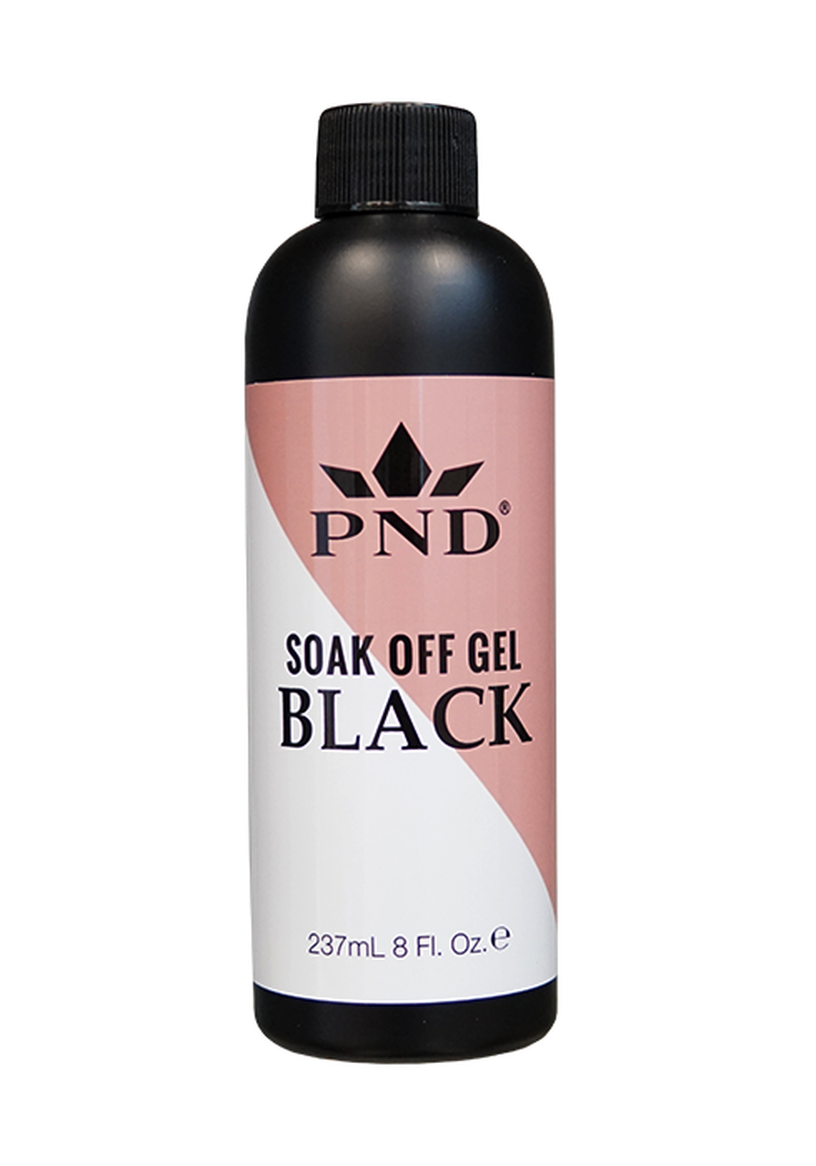 PND Soak Off Gel, BLACK Refill, 8oz OK0327QT