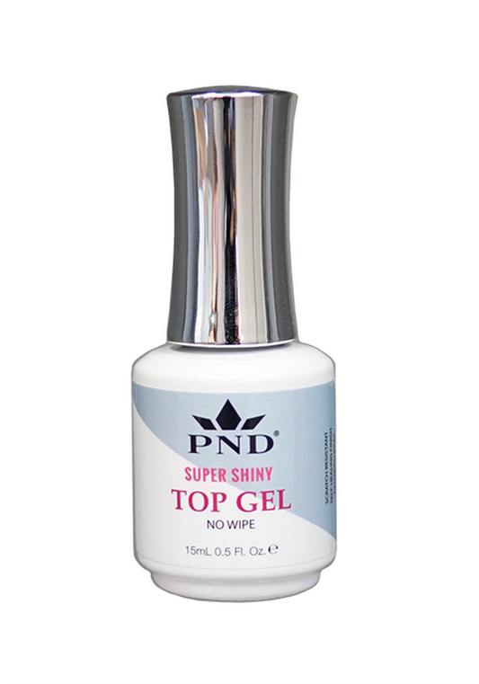 PND Gel, Super Shiny Top Gel No-Wipe, 0.5oz OK0327QT