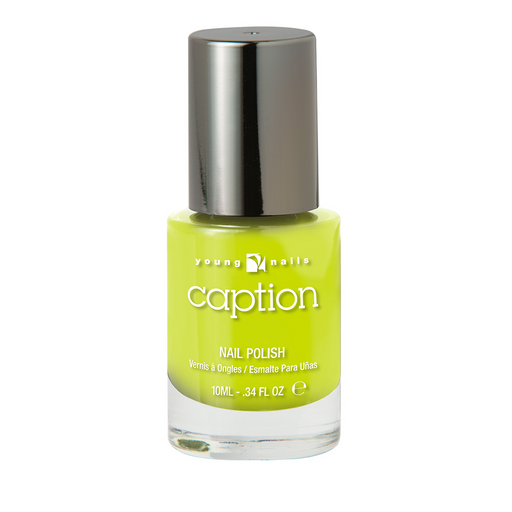 Young Nails Caption Nail Lacquer, Yellows & Greens Collection, PO10C088, Freakin' Psyched, 0.34oz OK0908LK