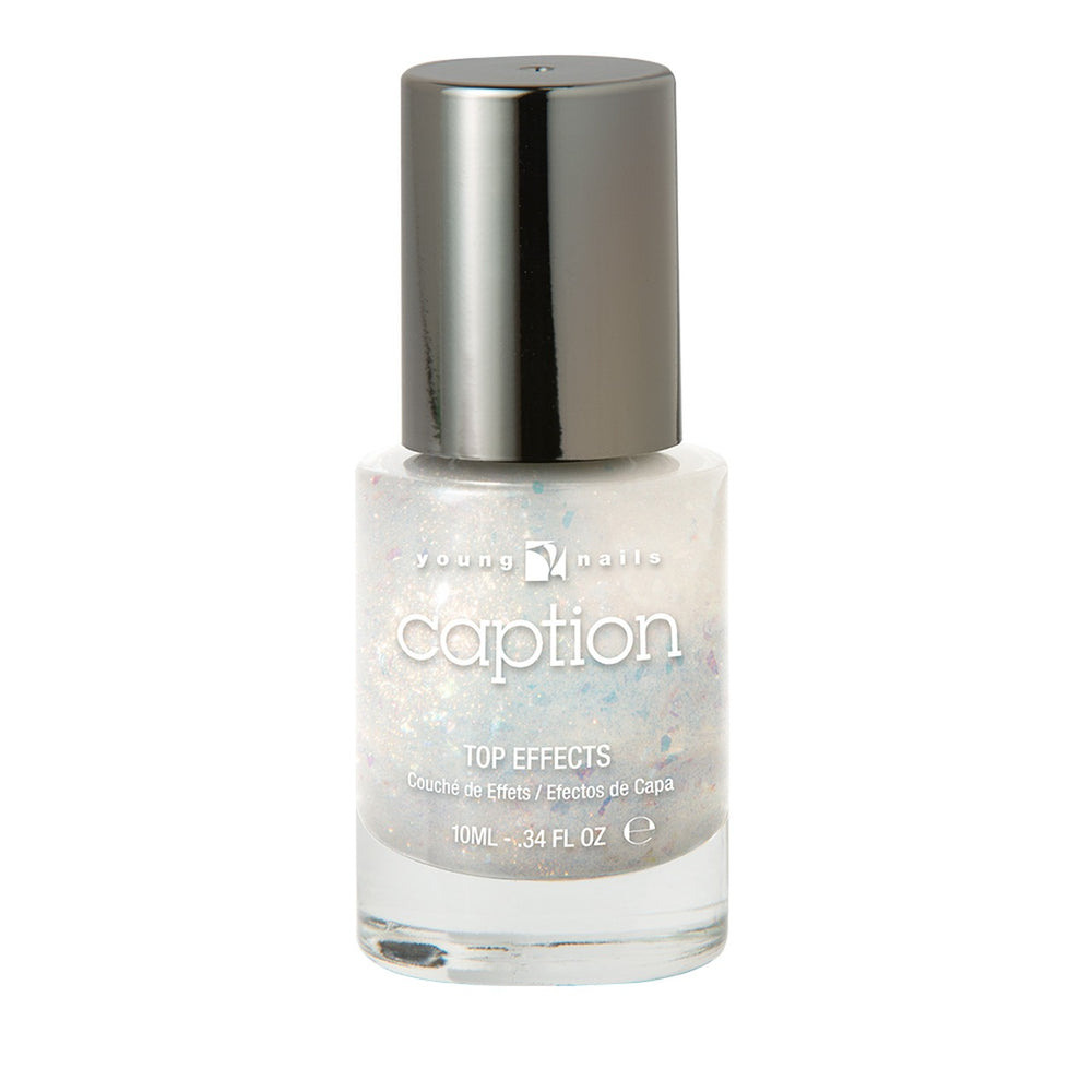 Young Nails Caption Nail Lacquer, Top Effects, PO10T001, Iced Out And Kickin It, 0.34oz OK0909LK