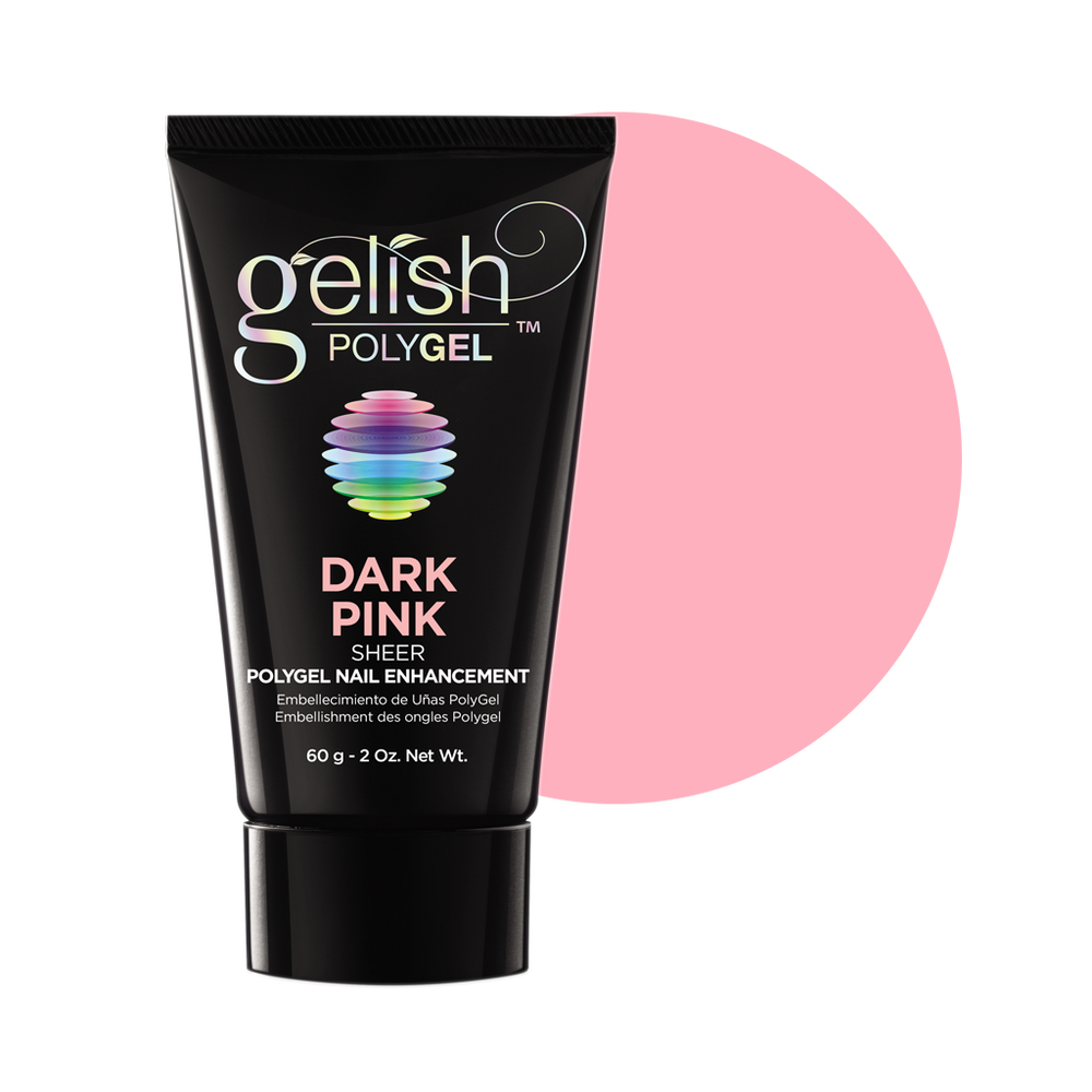 Gelish PolyGel, 1712004, Dark Pink, 2oz BB KK