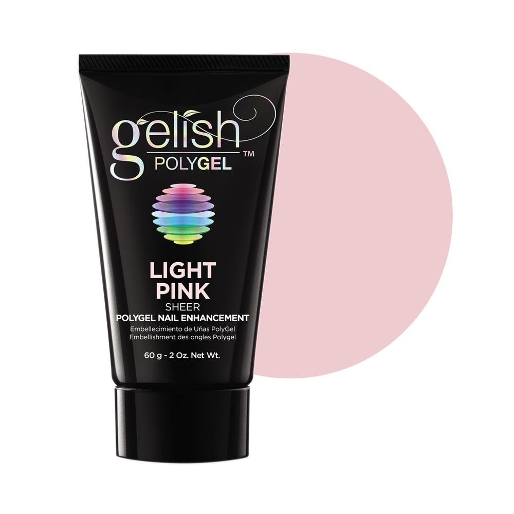 Gelish PolyGel, 1712005, Light Pink, 2oz BB KK
