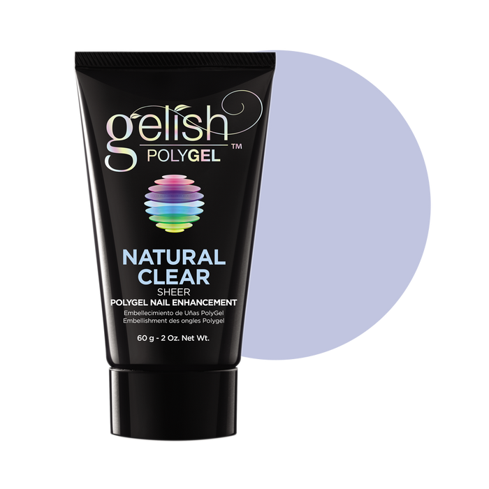 Gelish PolyGel, 1712001, Natural Clear, 2oz  BB KK