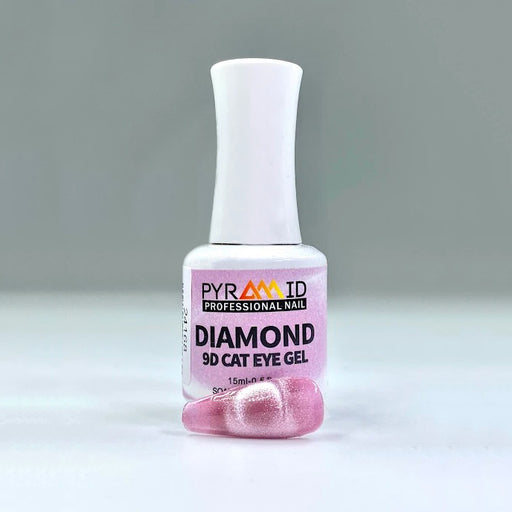 Pyramid Gel, DIAMOND 9D Cat Eye Collection, 01, 0.5oz OK1010VD