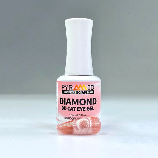 Pyramid Gel, DIAMOND 9D Cat Eye Collection, 02, 0.5oz OK1010VD