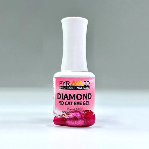 Pyramid Gel, DIAMOND 9D Cat Eye Collection, 12, 0.5oz OK1010VD