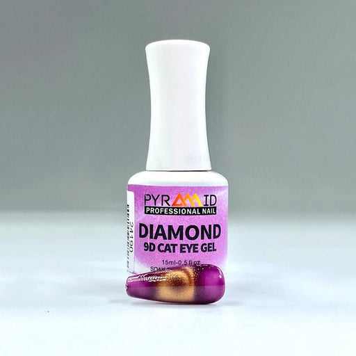 Pyramid Gel, DIAMOND 9D Cat Eye Collection, 14, 0.5oz OK1010VD