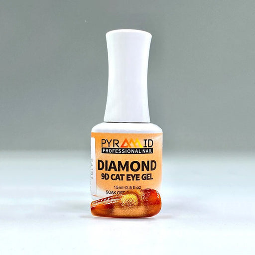 Pyramid Gel, DIAMOND 9D Cat Eye Collection, 15, 0.5oz OK1010VD
