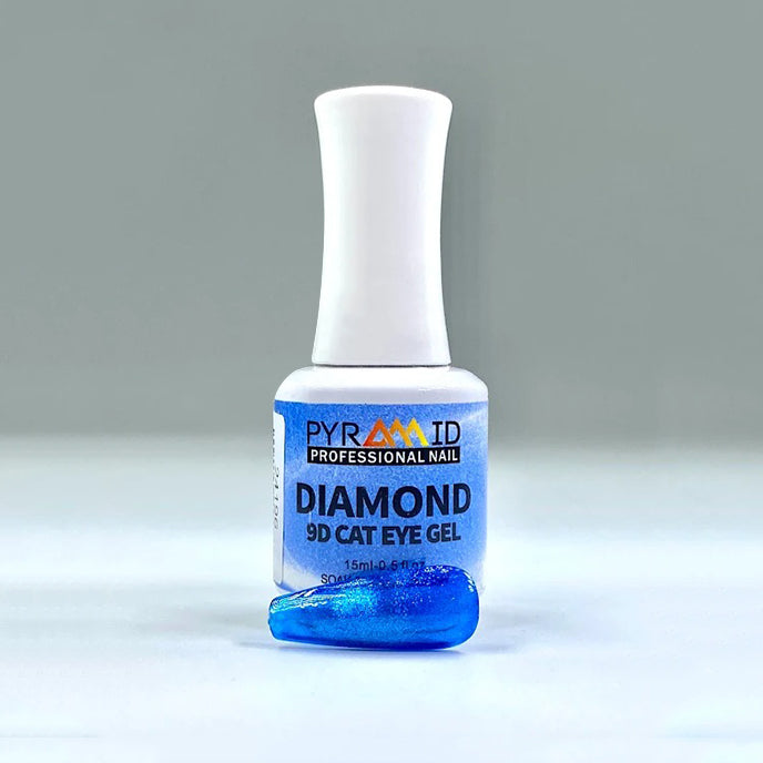 Pyramid Gel, DIAMOND 9D Cat Eye Collection, 20, 0.5oz OK1010VD