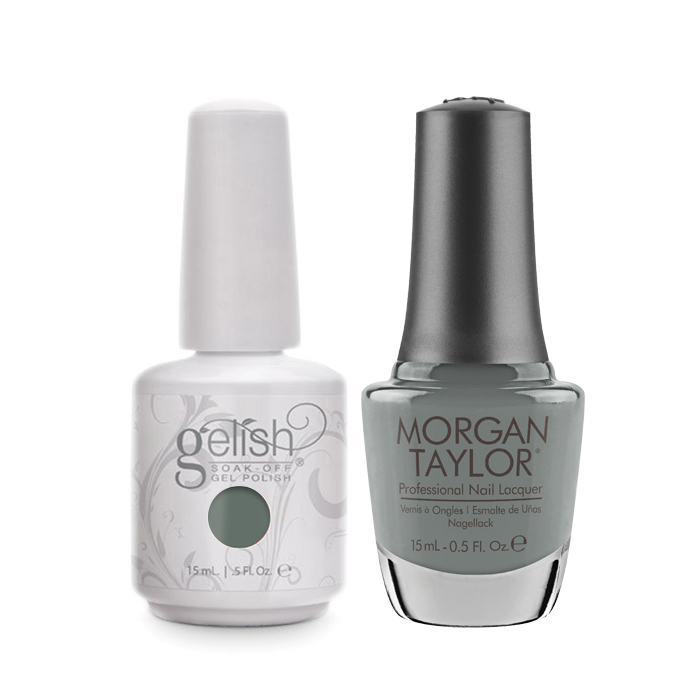 Gelish Gel Polish & Morgan Taylor Nail Lacquer, Oh, Para-chute! , 0.5oz, 1100071+ 50230