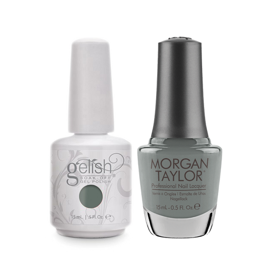 Gelish Gel Polish & Morgan Taylor Nail Lacquer, Oh, Para-chute! , 0.5oz, 1100071+ 50230