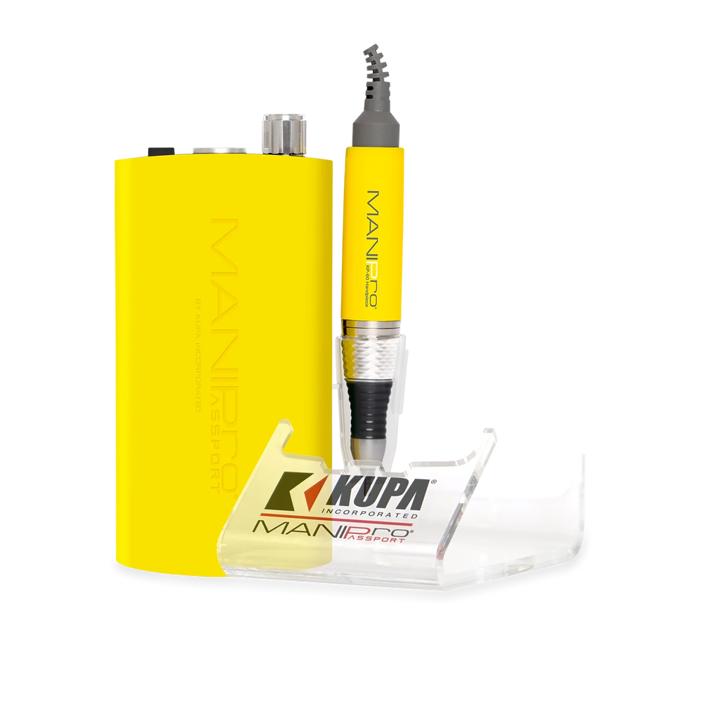 ManiPro Passport (Filing Machine) Limited Edition, HOLLYWOOD YELLOW  & KP-60 Handpiece