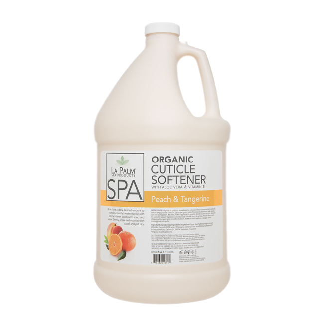 La Palm, Organic Cuticle Softener, Peach & Tangerine, 1Gal  KK