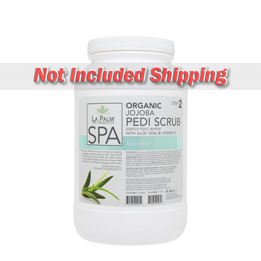 La Palm, Organic Jojoba Pedi Scrub, Aloe Vera, 1Gal KK