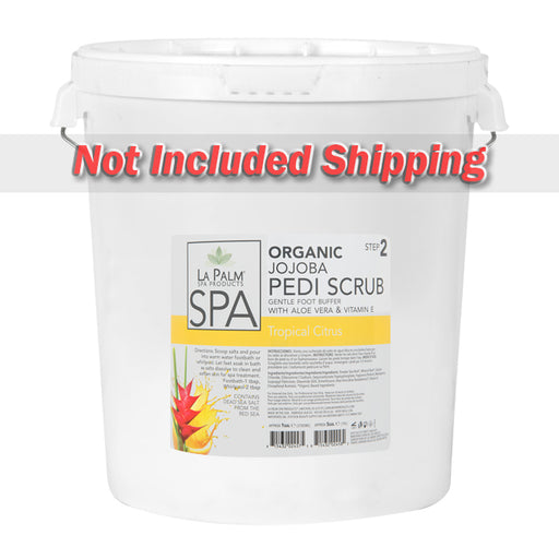 La Palm, Organic Jojoba Pedi Scrub, Tropical Citrus, 5Gal KK