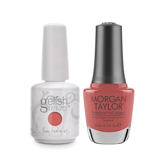 Gelish Gel Polish & Morgan Taylor Nail Lacquer, Perfect Landing , 0.5oz, 1100068+ 50227