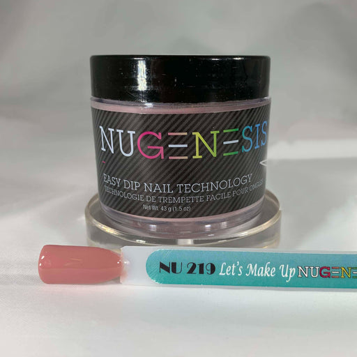 Nugenesis Dipping Powder, NU 219, Let's Make Up, 2oz MH1005