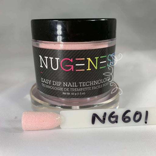 Nugenesis Dipping Powder, Glitz Collection, NG 601, Pillow Talk, 2oz MH1005