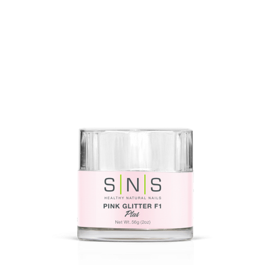 SNS Dipping Powder, 11, PINK GLITTER F1, 2oz (Packing: 70 pcs/case)