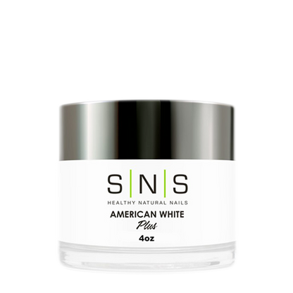 SNS Dipping Powder, 01, AMERICAN WHITE, 4oz (Packing: 40 pcs/case)