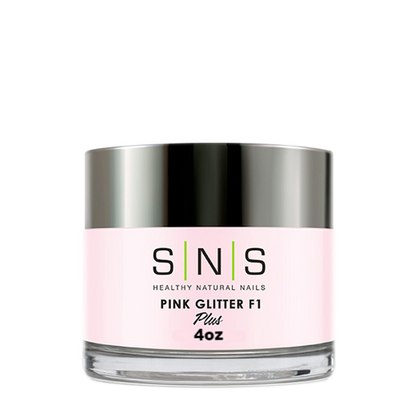 SNS Dipping Powder, 11, PINK GLITTER F1, 4oz (Packing: 40 pcs/case)