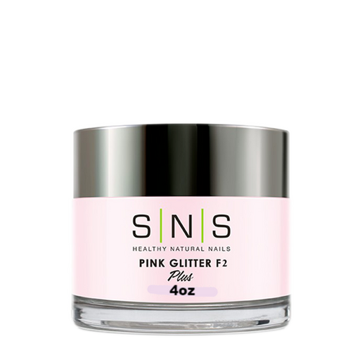 SNS Dipping Powder, 12, PINK GLITTER F2, 2oz (Packing: 70 pcs/case)