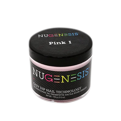 Nugenesis Dipping POWDER, Pink & White Collection, 4oz, Color list Note, 000