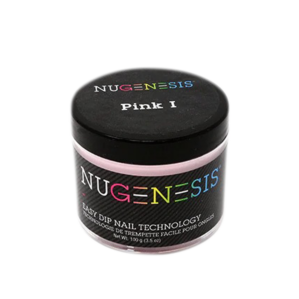 Nugenesis Dipping Powder, Pink & White Collection, PINK I, 3.5oz
