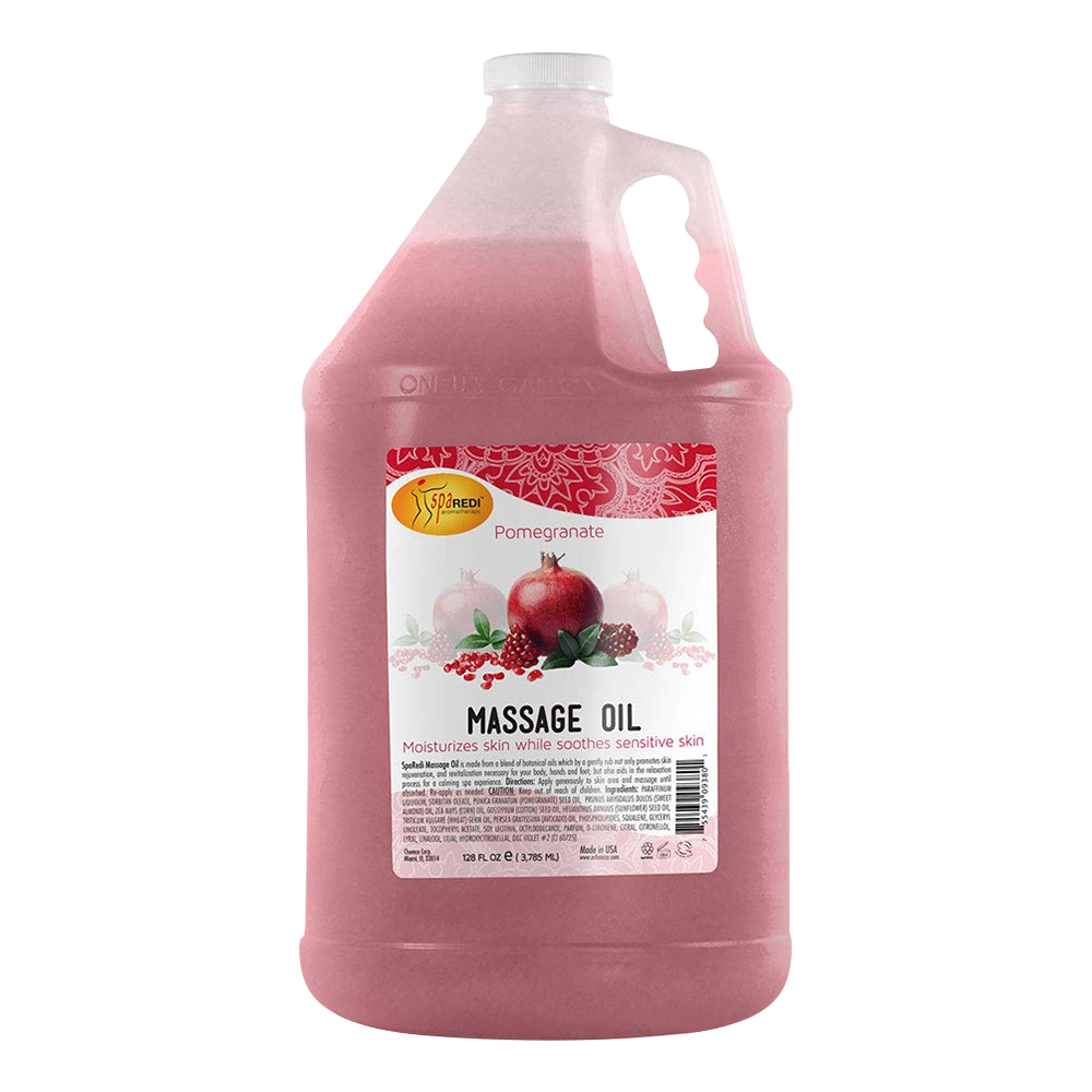 SpaRedi Massage Oil, Pomegranate, 1Gal, 09380 OK0325MD