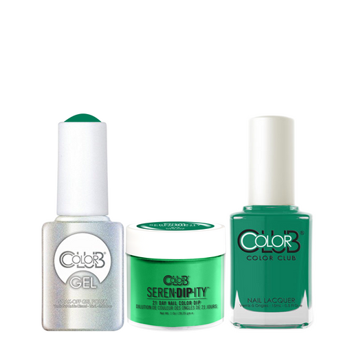 Color Club 3in1 Dipping Powder + Gel Polish + Nail Lacquer , Serendipity, Pon the Reggae, 1oz, 05XDIPN46-1 KK