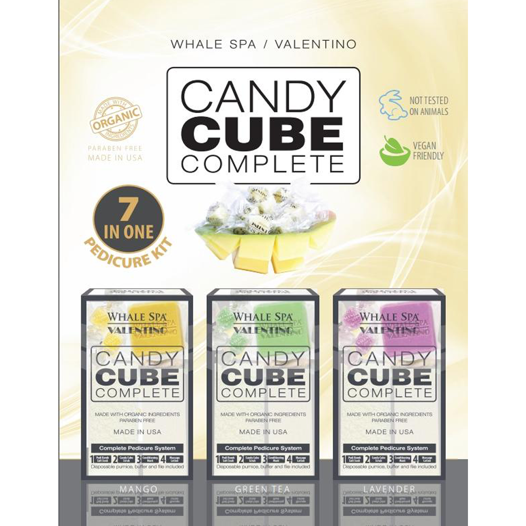 Whale Spa Candy Cube Complete, PACK, Green Tea, 12pcs