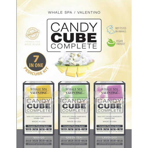 Whale Spa, Candy Cube Complete, Mango, 48pcs/case