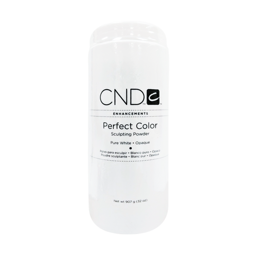 CND Perfect Color Sculpting Powder, Pure White (Opaque), 32oz (Pk: 6 pcs/case)