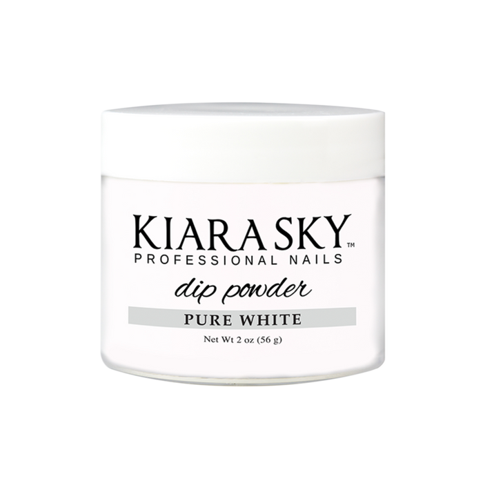 Kiara Sky Dipping Powder, PURE WHITE, 2oz KK1106