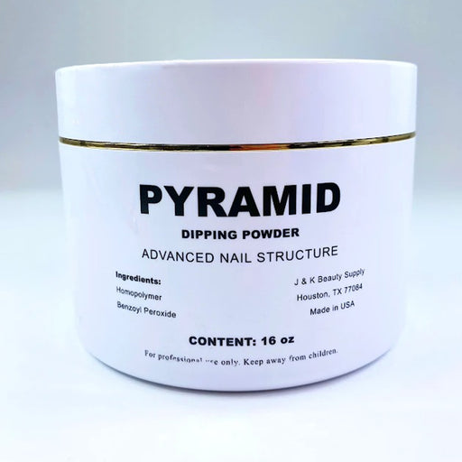 Pyramid Dipping Powder, Pink & White Collection, BLACK (302), 16oz