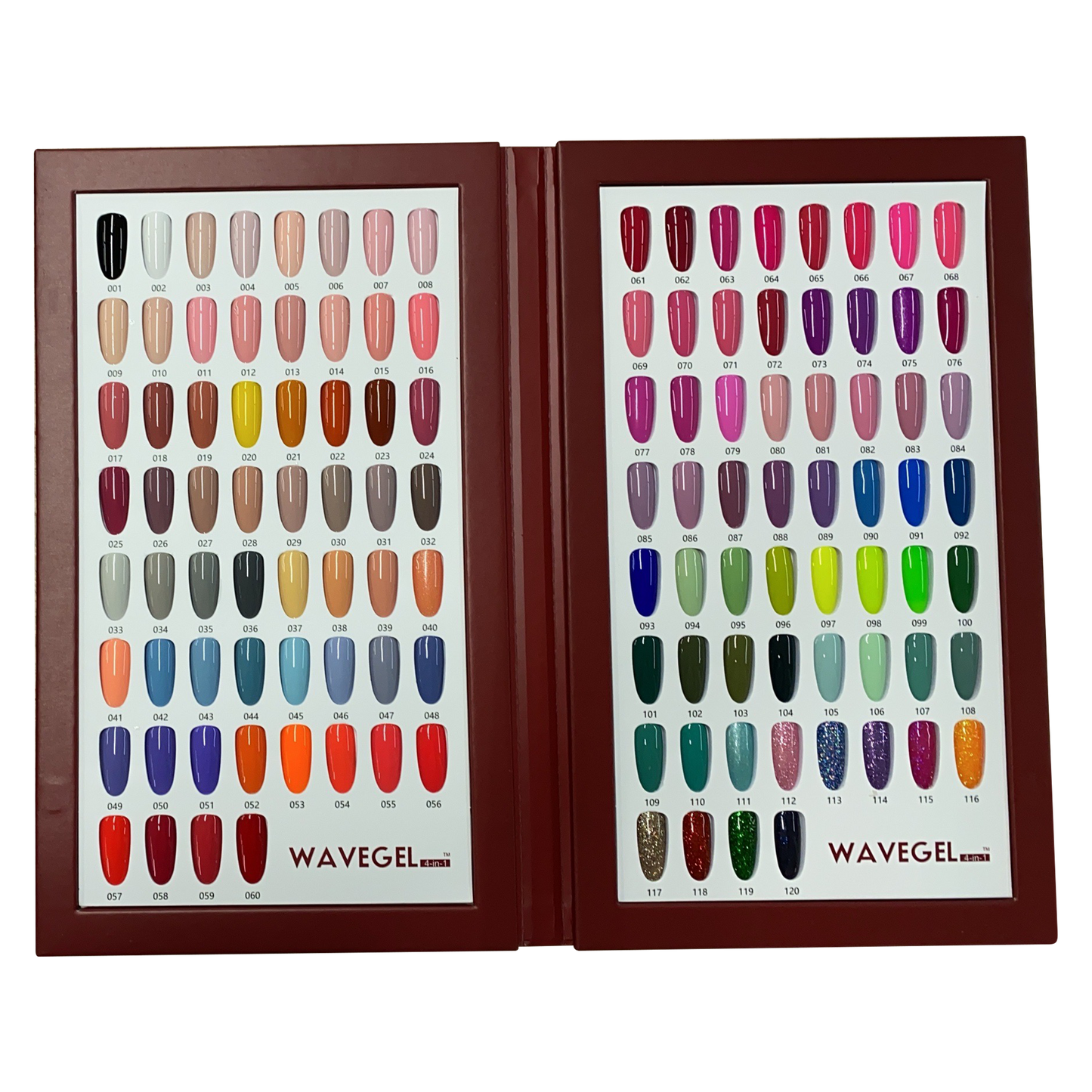 Wave Gel 4in1 Dipping Powder + Gel Polish + Nail Lacquer, QUEEN Collection, Color Book