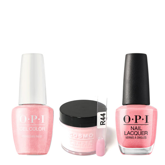 Cosmo 3in1 Dipping Powder + Gel Polish + Nail Lacquer (Matching OPI), 2oz, CR44