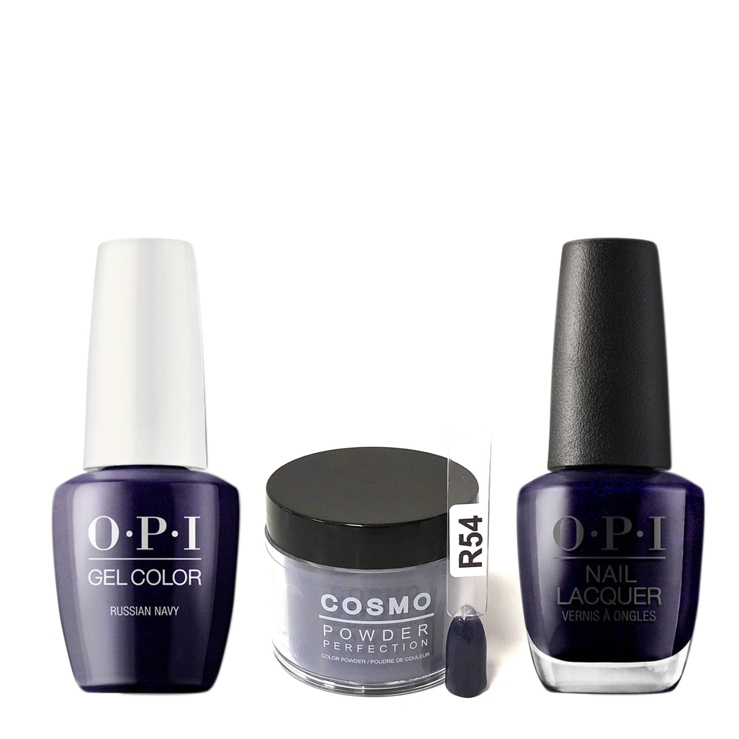 Cosmo 3in1 Dipping Powder + Gel Polish + Nail Lacquer (Matching OPI), 2oz, CR54