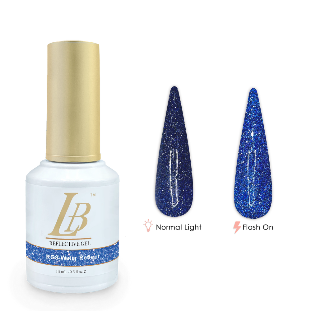 iGel LB Reflective Gel Polish, RG08, Water Reflect, 0.6oz