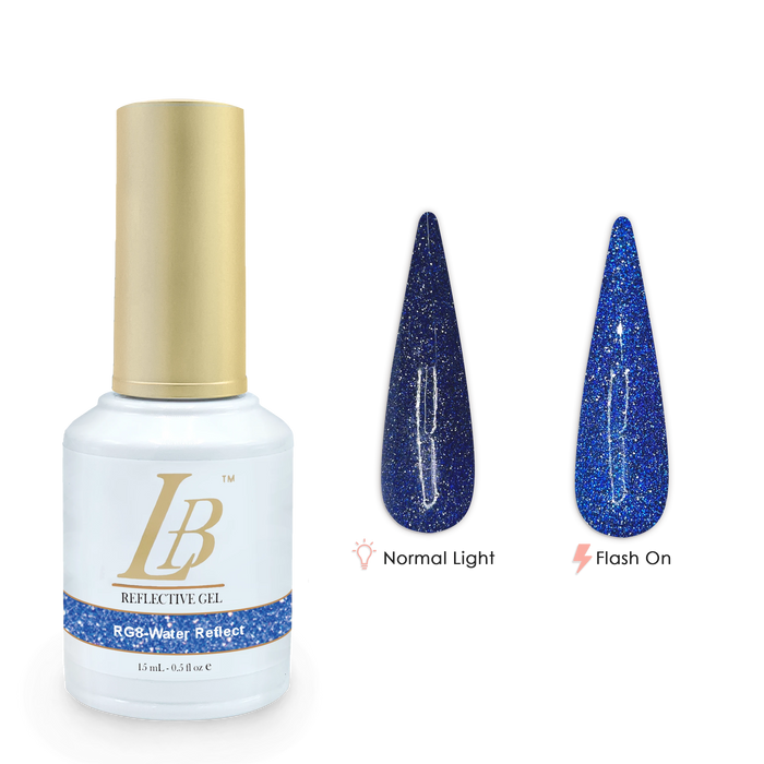 iGel LB Reflective Gel Polish, RG08, Water Reflect, 0.6oz