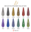 iGel Acrylic/Dipping Powder, Reflective Collection, Full Line Of 12 Colors (From RG01 To RG12), 2oz