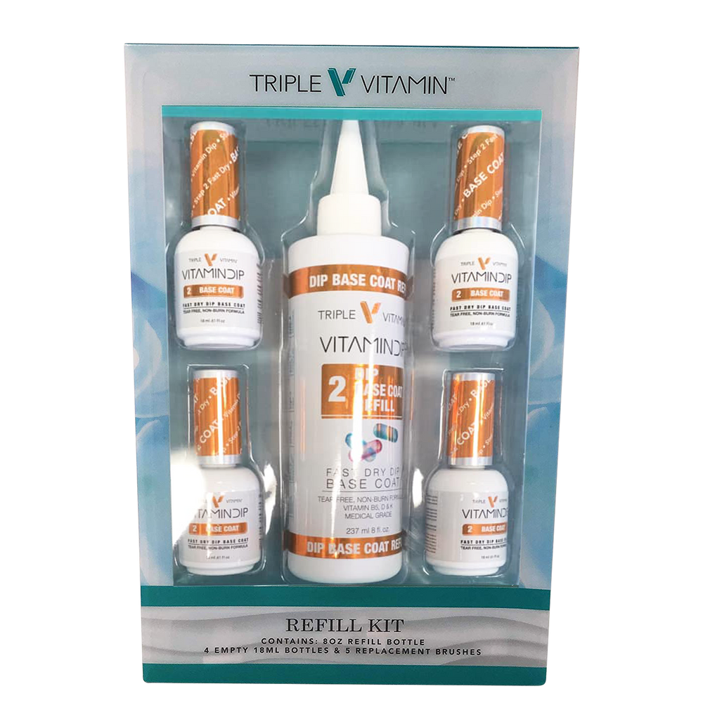 Triple Vitamin Refill Kit, 02, BASE COAT, 8oz, 51464 (Packing: 8 kits/case) OK0826VD