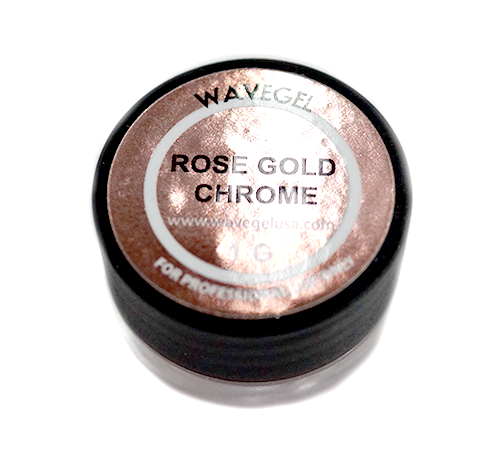 Wave Gel Nail Art Hyper Chrome, Rose Gold, 1oz OK1129