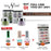 Cre8tion 3in1 Dipping Powder + Gel Polish + Nail Lacquer, Rustic Collection, Full line of 45 colors, Buy 1 Get 24 pcs Lavi Top Coat No-Wipe 0.5oz & 6 pcs Cre8tion Base/Top Coat 0.5oz FREE