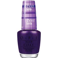 OPI Nail Lacquer, NLS03, Sheer Tint Collection, Don't Violet Me Down, 0.5oz KK1005