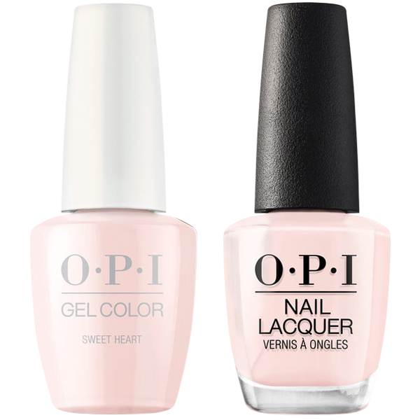 OPI GelColor And Nail Lacquer, Make It Iconic Collection, S96, Sweet Heart, 0.5oz KK1005