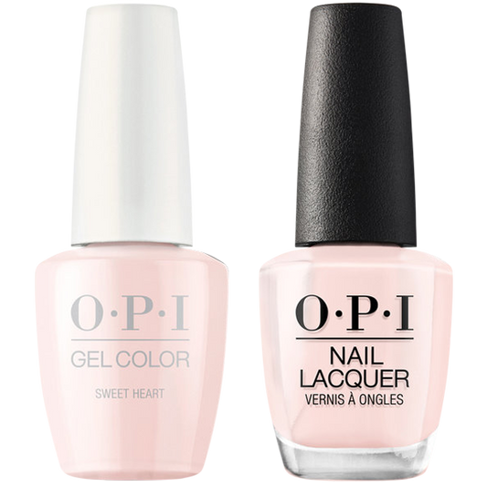 OPI GelColor And Nail Lacquer, Make It Iconic Collection, S96, Sweet Heart, 0.5oz KK1005