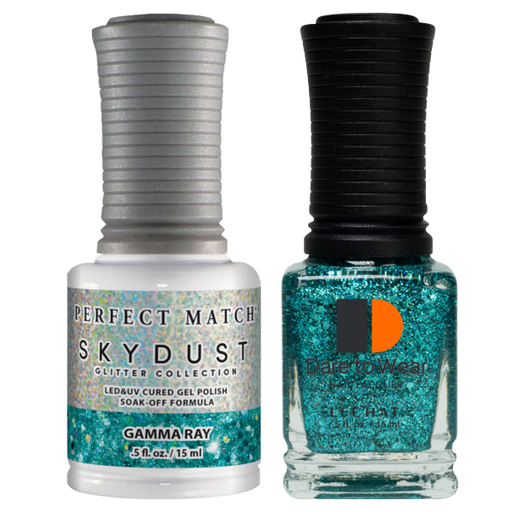 LeChat Perfect Match Nail Lacquer And Gel Polish, SKY DUST Collection, SD01, Gamma Ray, 0.5oz